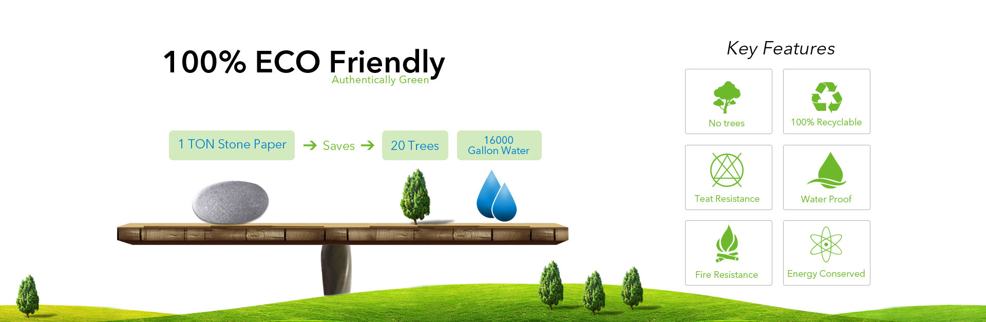 qualidade Rolo de papel da pedra fábrica