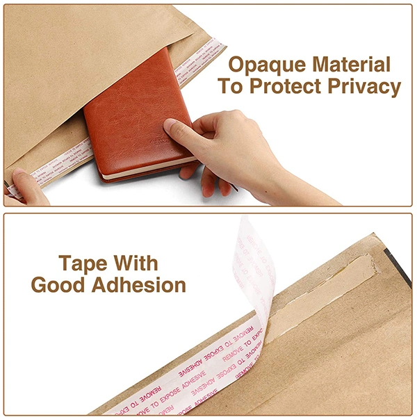 O favo de mel feito sob encomenda por atacado de Kraft da cópia corrugou o envelope poli Compostable do encarregado do envio da correspondência da bolha do papel do encarregado do envio da correspondência do envelope