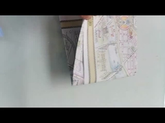 Umidade biodegradável - papel 168gsm sintético de papel da pedra resistente do rasgo da prova para o mapa dos artigos de papelaria